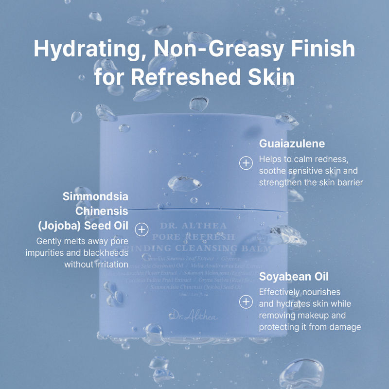Dr.Althea Pore Refresh Grinding Cleansing Balm: Oil-to-Foam Pore Cleanser for Blackheads (50ml)