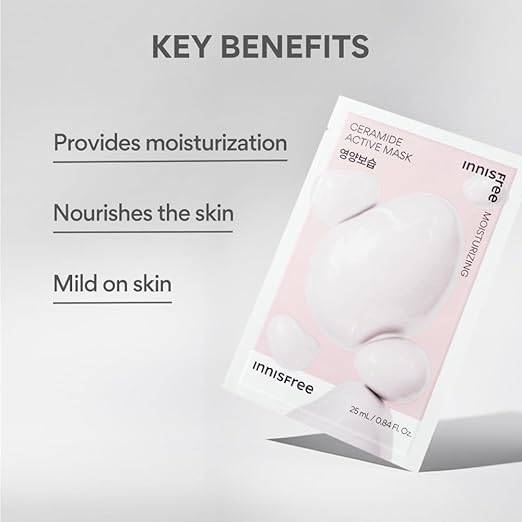 Innisfree Ceramide Active Mask - Strengthens Skin Barrier & Hydrates