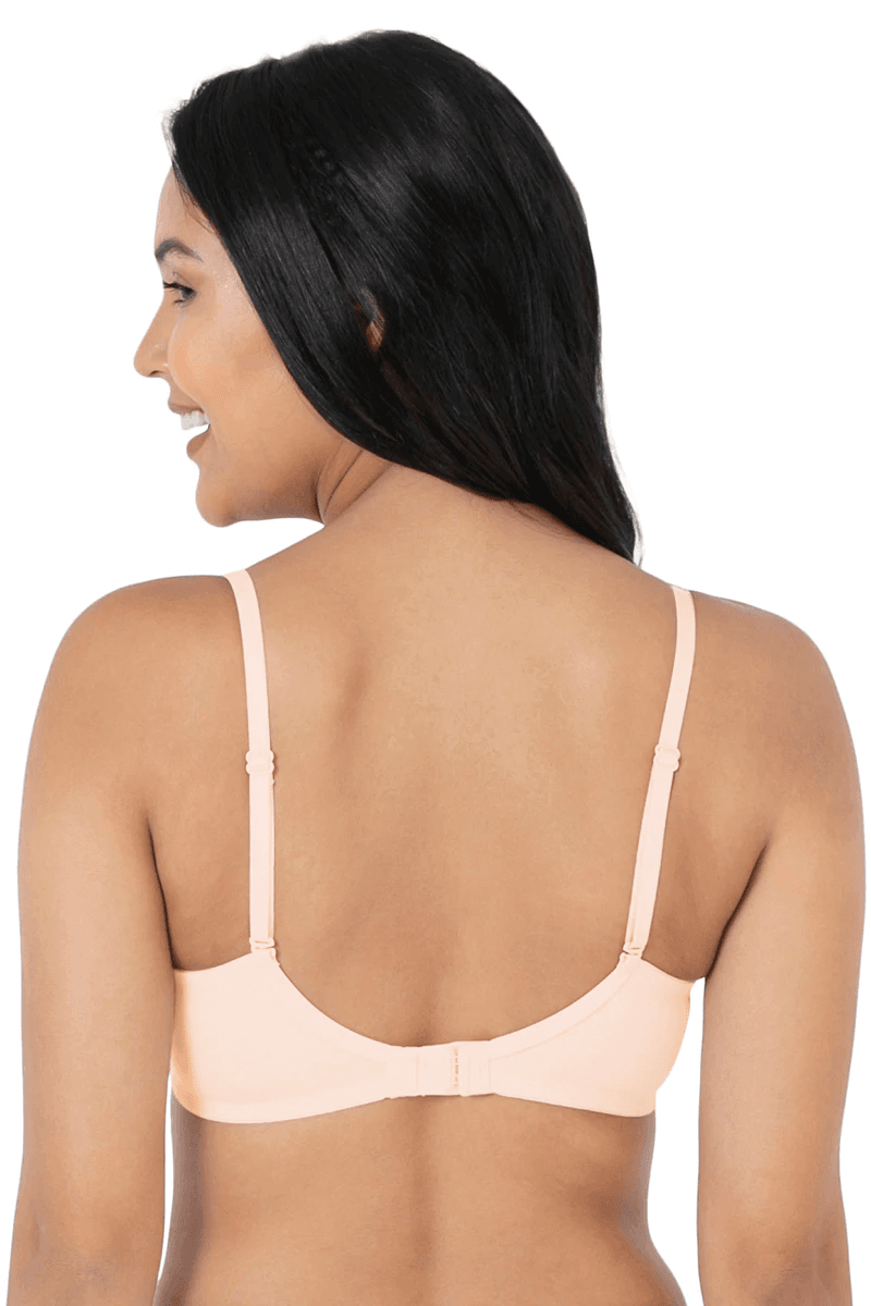 AMANTE - Smooth Charm Padded Non - Wired T-Shirt Bra (BRA10606 - Color - Almond) - 01N - BEAUTY BRATS