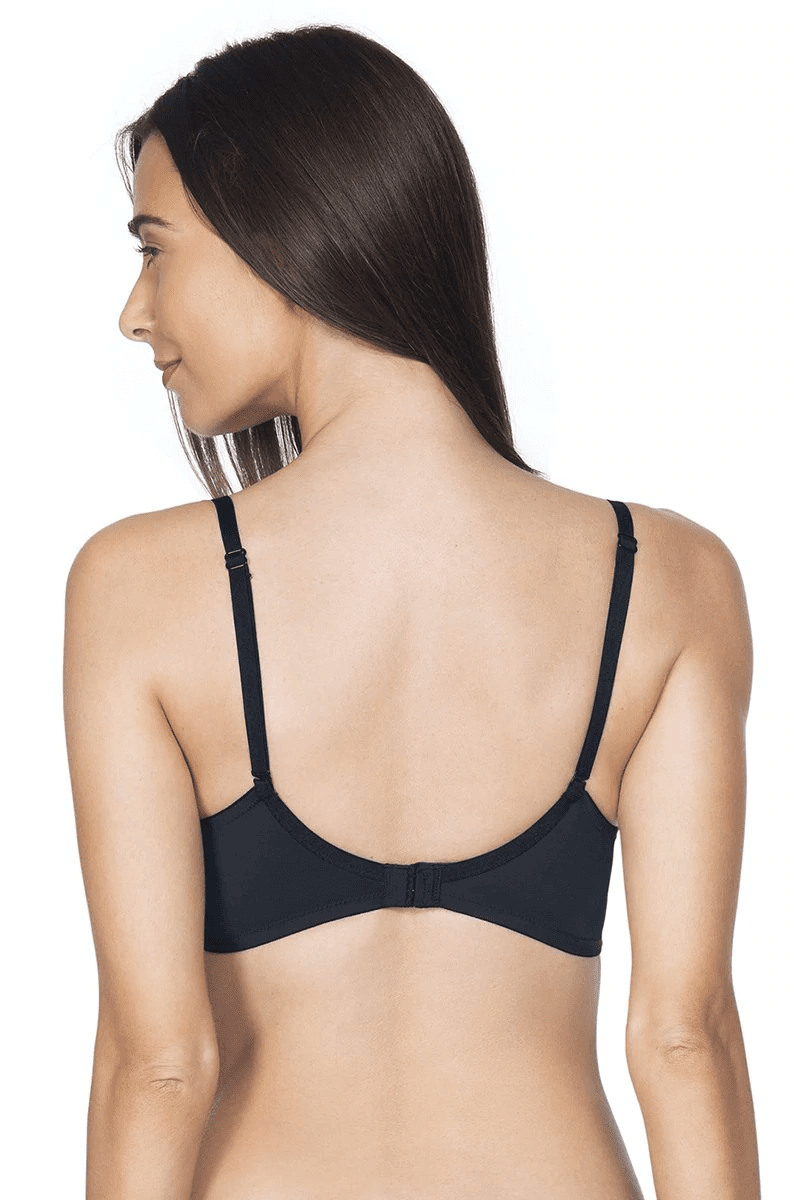 AMANTE - Smooth Charm Padded Non - Wired T-Shirt Bra (BRA10606 - Color - Black) - 01N - BEAUTY BRATS