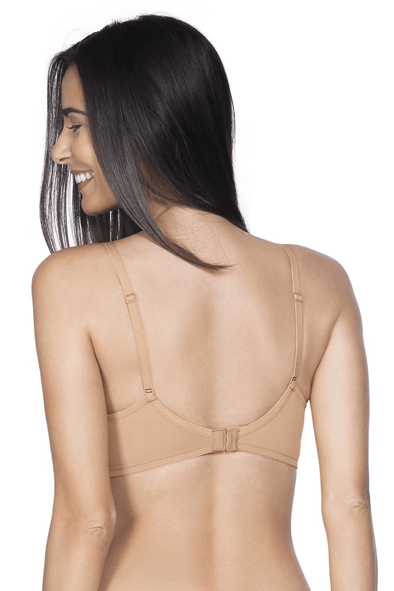 AMANTE - Smooth Charm Padded Non - Wired T-Shirt Bra (BRA10606 - Color - Sandalwood) - 01N - BEAUTY BRATS