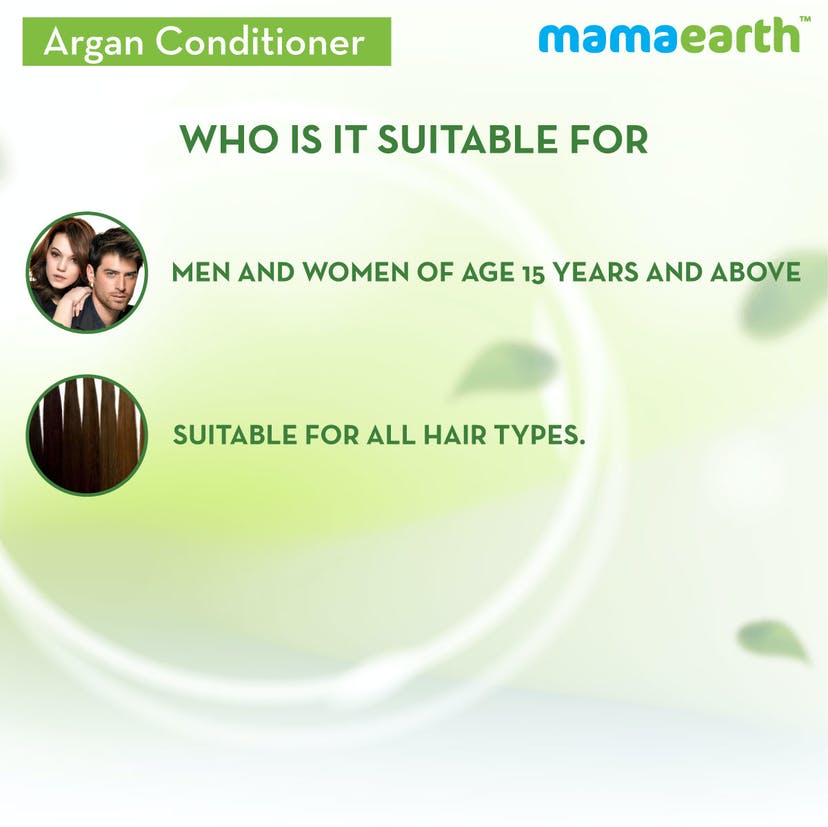 Mamaearth Argan Conditioner with Argan & Apple Cider Vinegar for Frizz-Free and Stronger Hair (250mL)