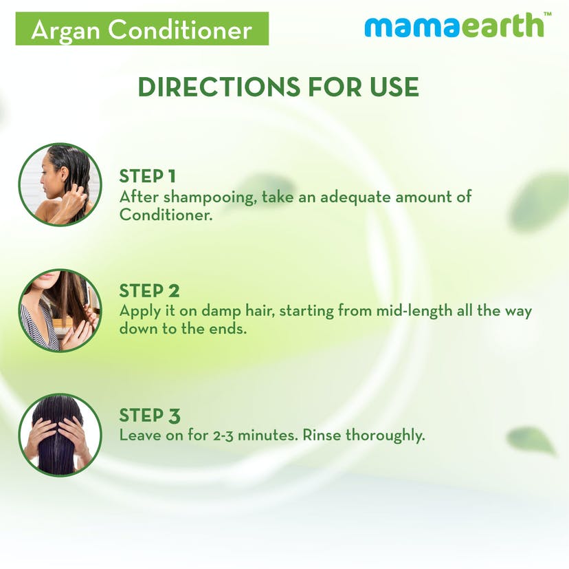 Mamaearth Argan Conditioner with Argan & Apple Cider Vinegar for Frizz-Free and Stronger Hair (250mL)
