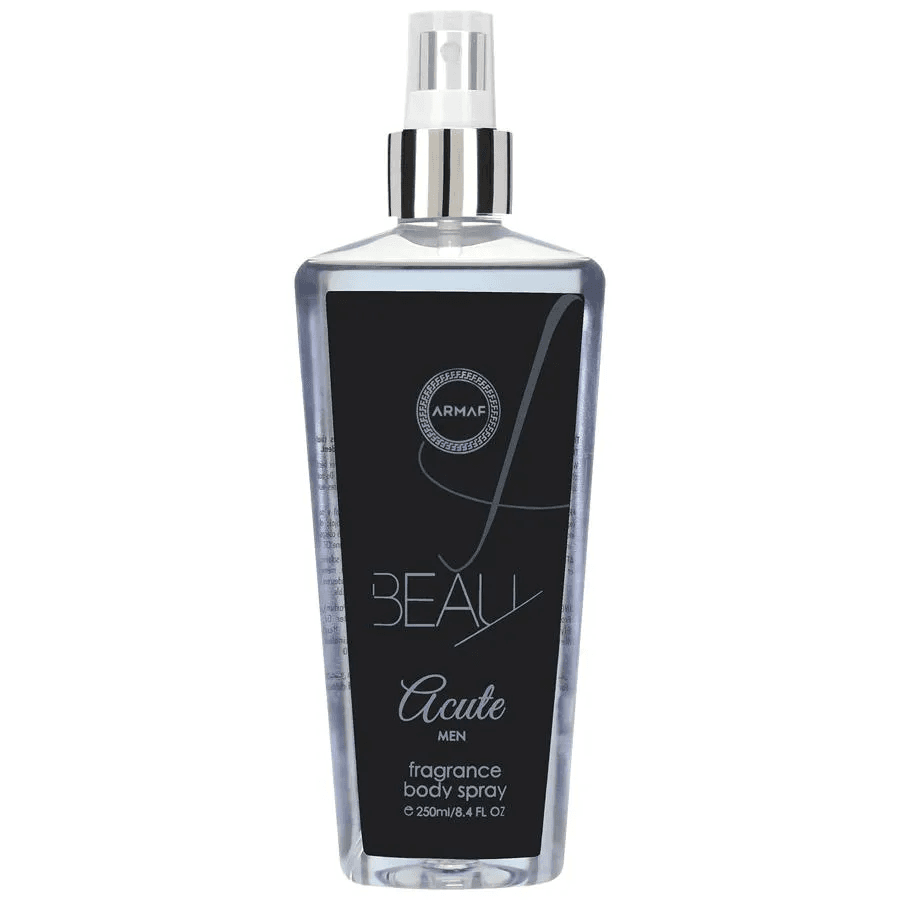 Armaf - Beau Acute Fragrance Body Spray Mist - For Men Long - last Stay (250ml) - BEAUTY BRATS