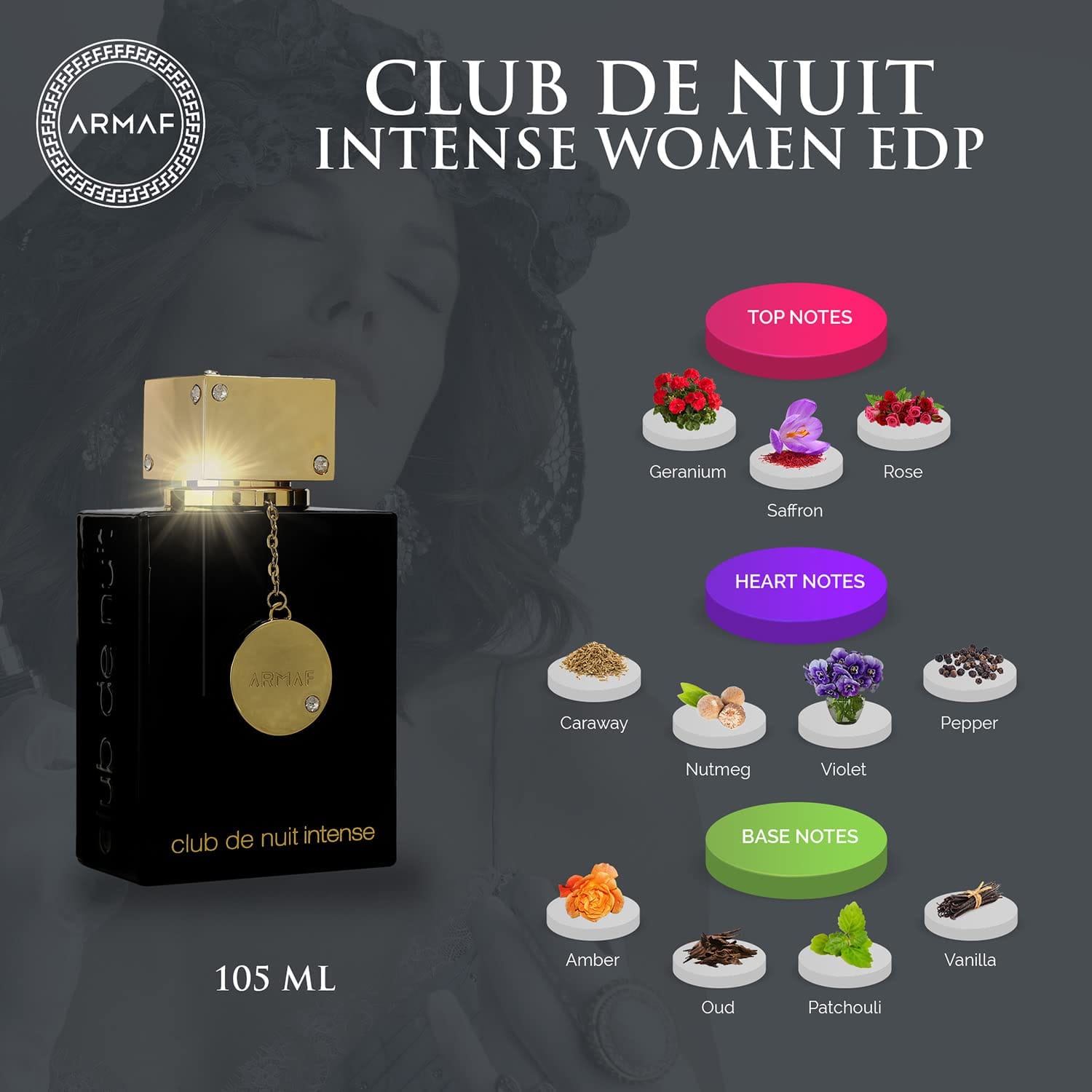 Armaf - Club De Nuit Intense Eau De Parfum For Women (105ml) - BEAUTY BRATS