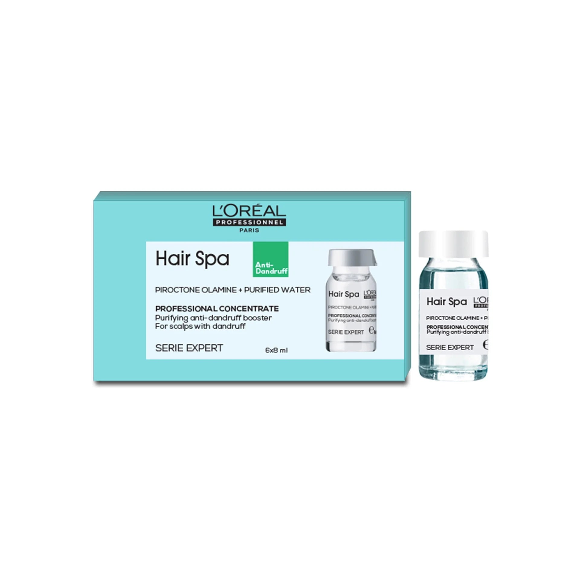 Loreal Professionnel - Hair Spa Anti Dandruff Professionel Concentrate (6*8ML) (48mL)
