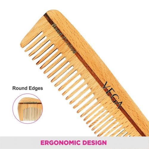 Vega - Pocket Wooden Comb - (HMWC-07)