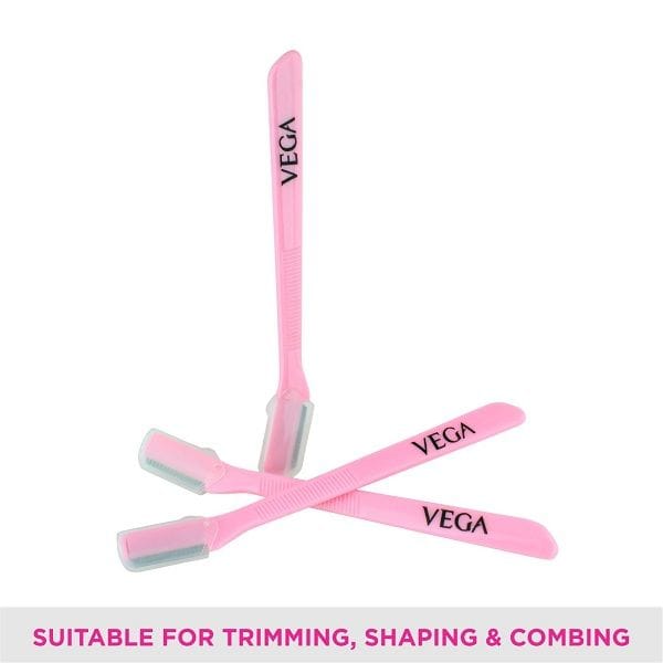 Vega - Eyebrow Shaper Set (Set of 3 Tools) - (ESS-01)