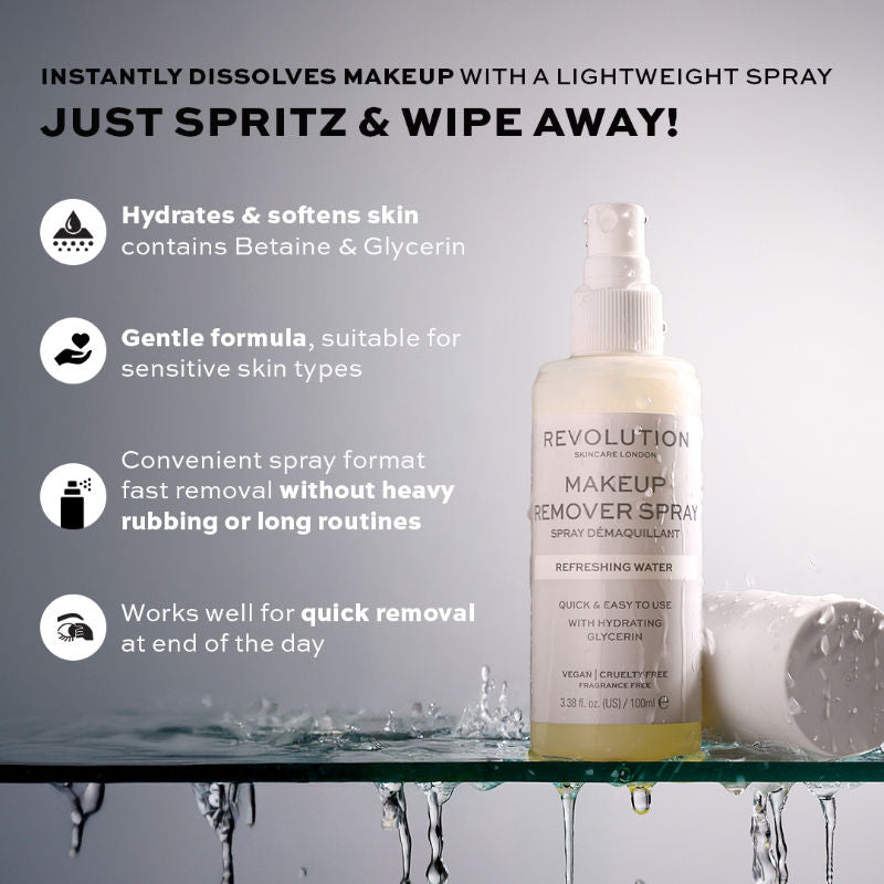 Makeup Revolution Skincare Make Up Removal Spray (100ml)