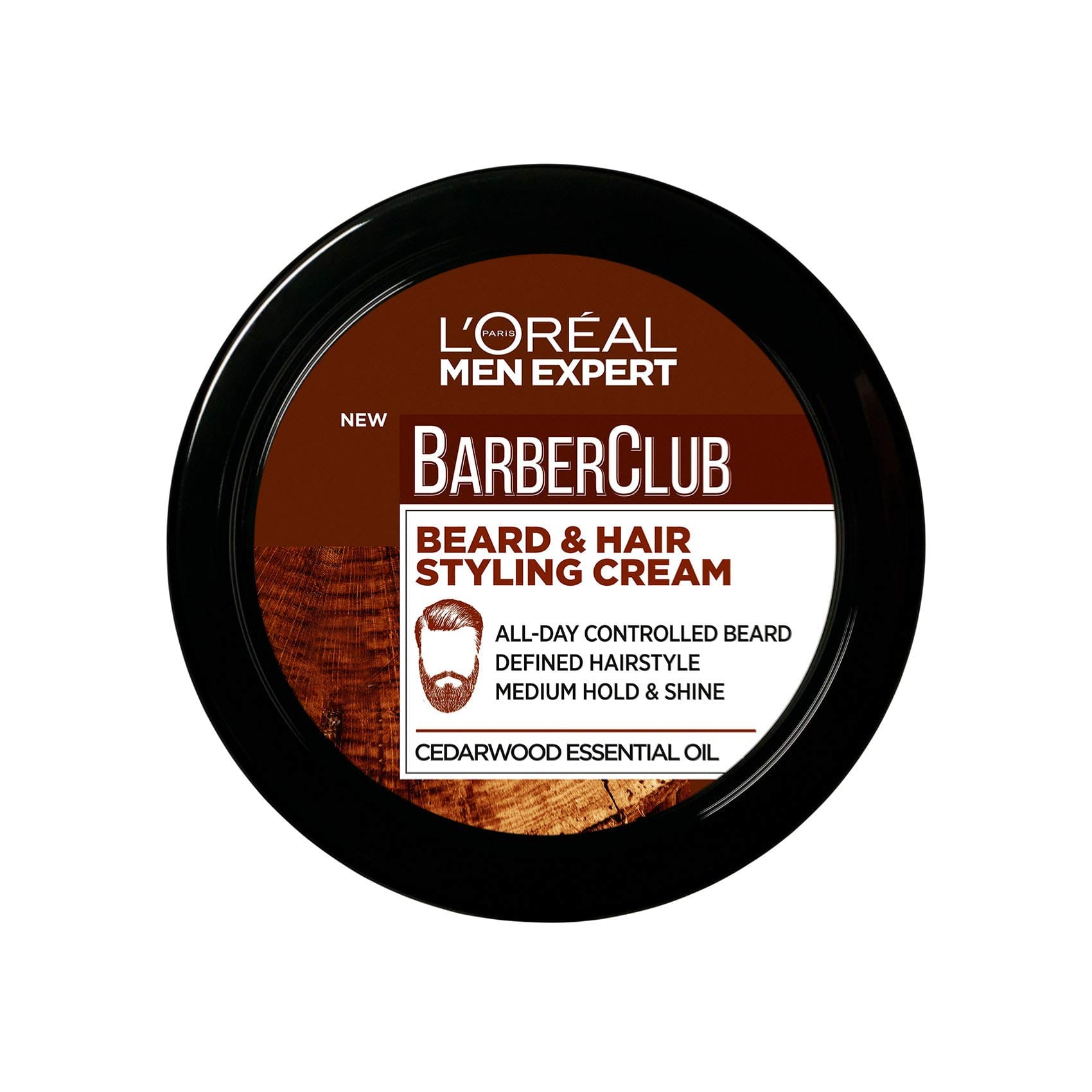 Loreal - Men Expert Barber Club Beard & Hair Styling Cream (75Ml)