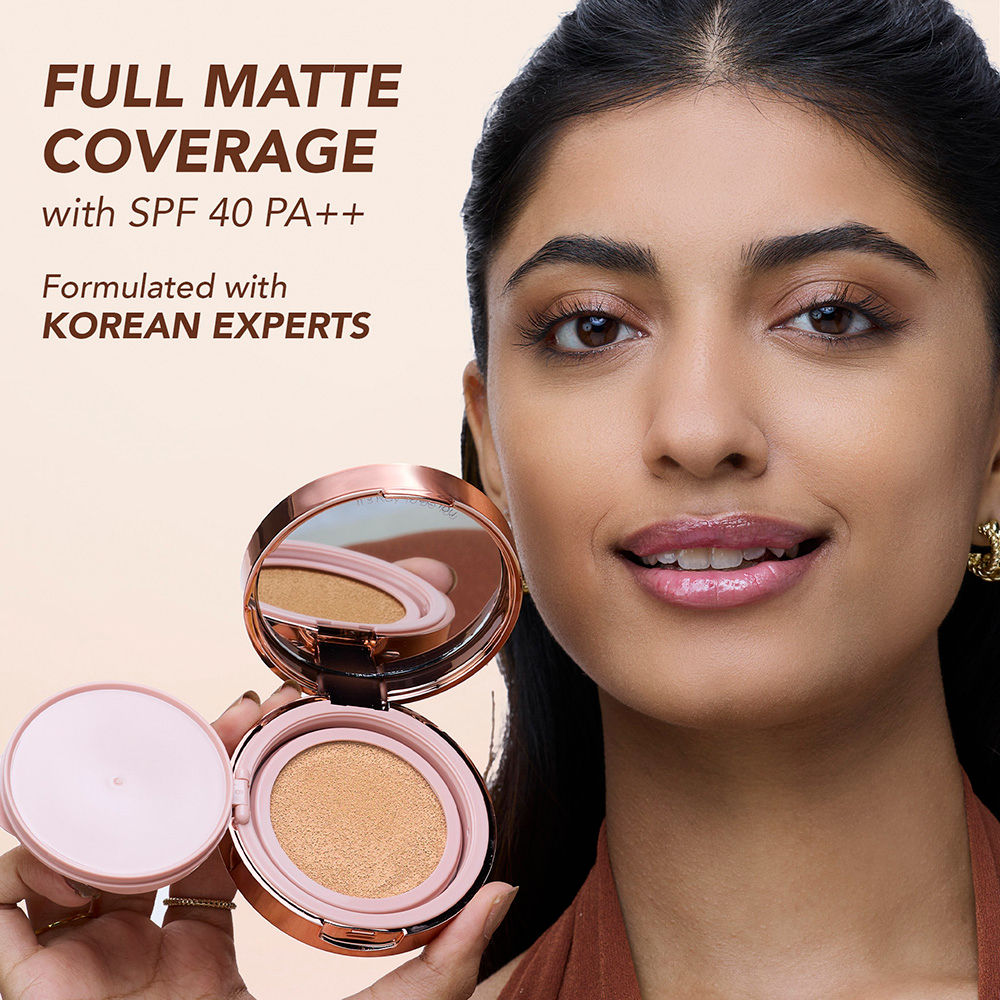 Kay Beauty Full Coverage Cloud Cushion Foundation with in-vivo tested SPF 40 PA ++ - 120Y Light (14g)