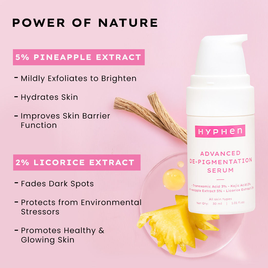Hyphen Advanced De-Pigmentation Serum (30ml)