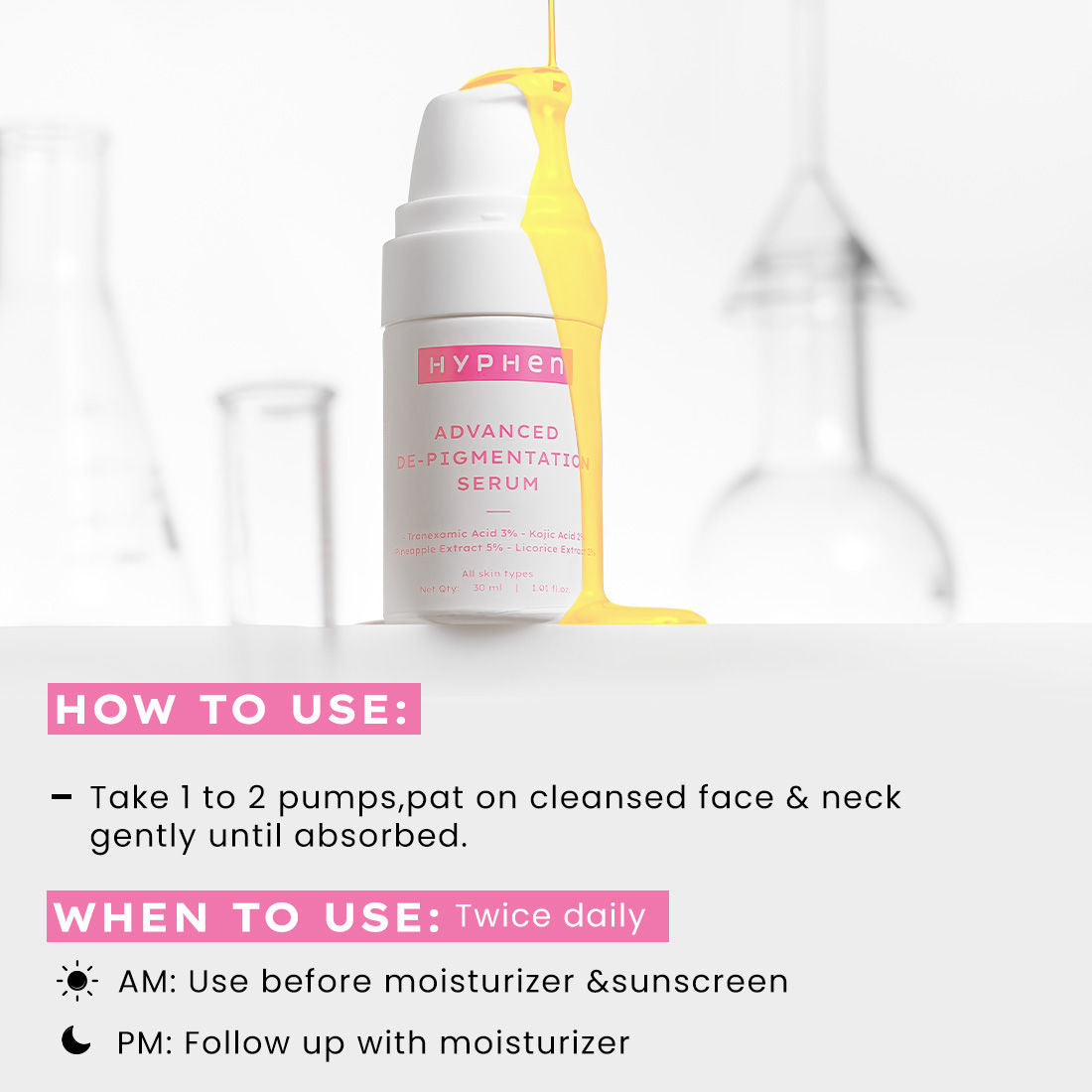 Hyphen Advanced De-Pigmentation Serum (30ml)