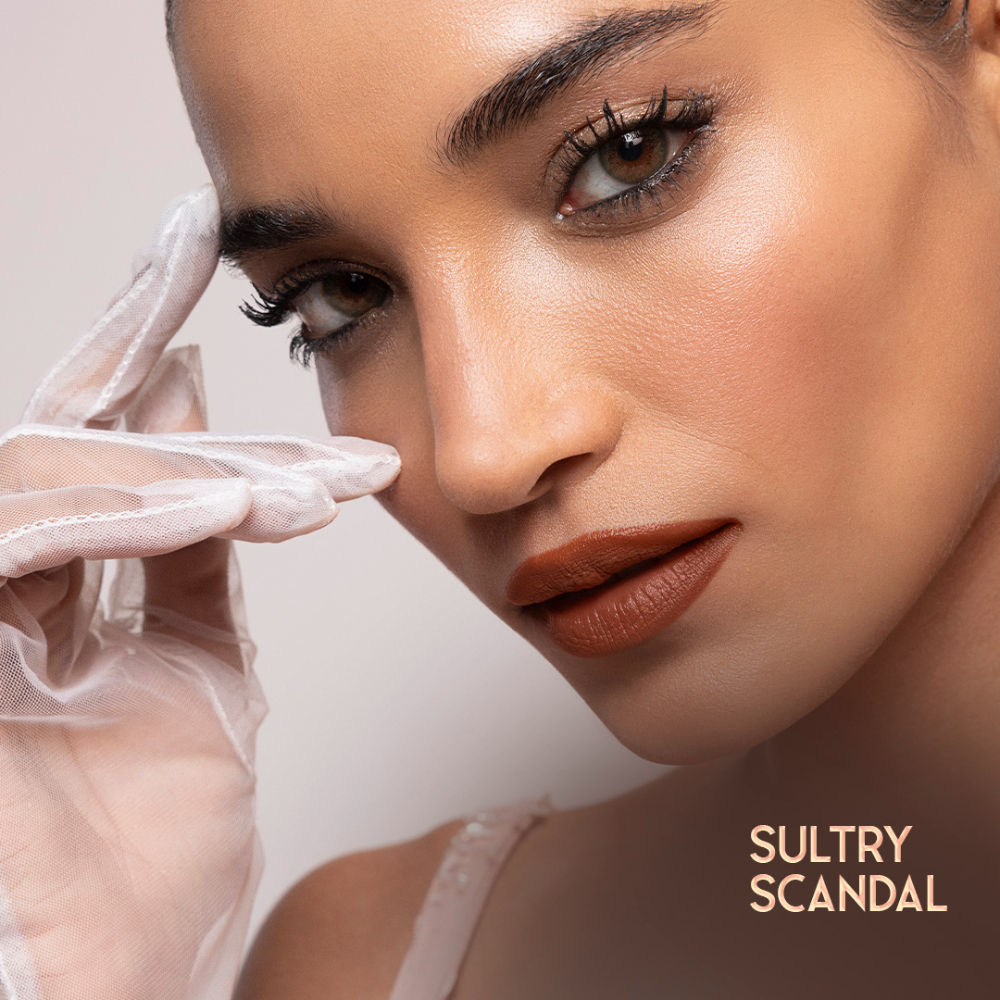Nykaa Cosmetics X Bridgerton Creamy Matte Longwear Lipstick - Sultry Scandal (4.2g)