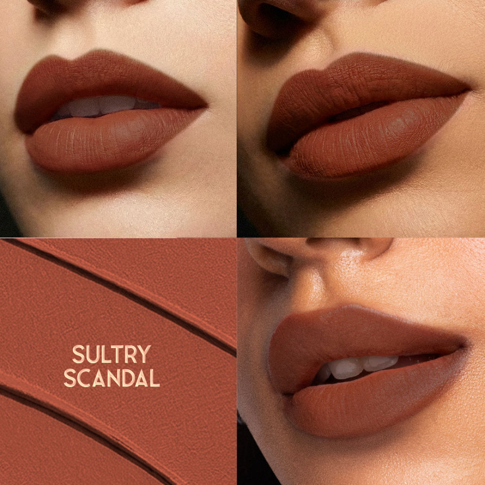 Nykaa Cosmetics X Bridgerton Creamy Matte Longwear Lipstick - Sultry Scandal (4.2g)