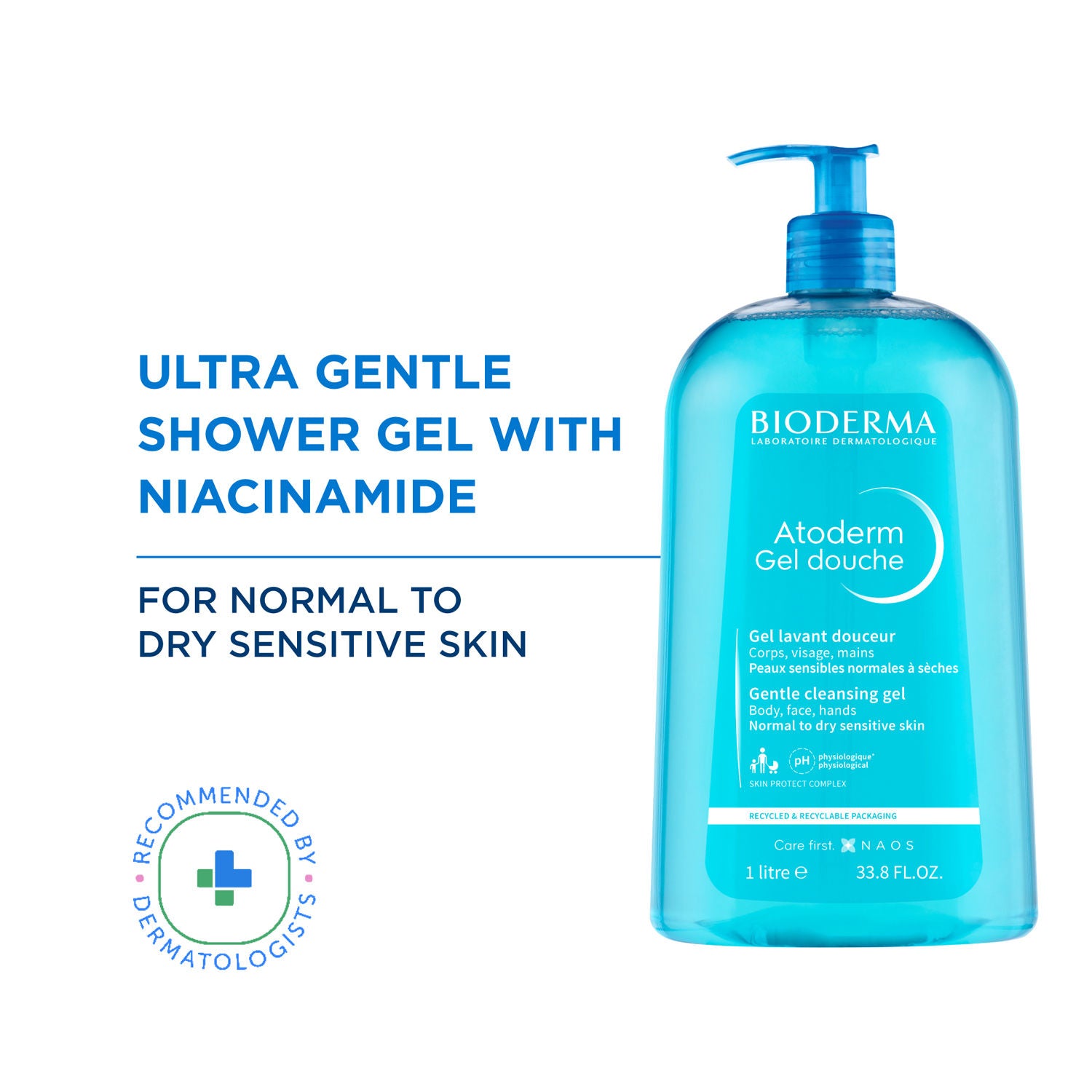 Bioderma Atoderm Gel Douche (1000ml)