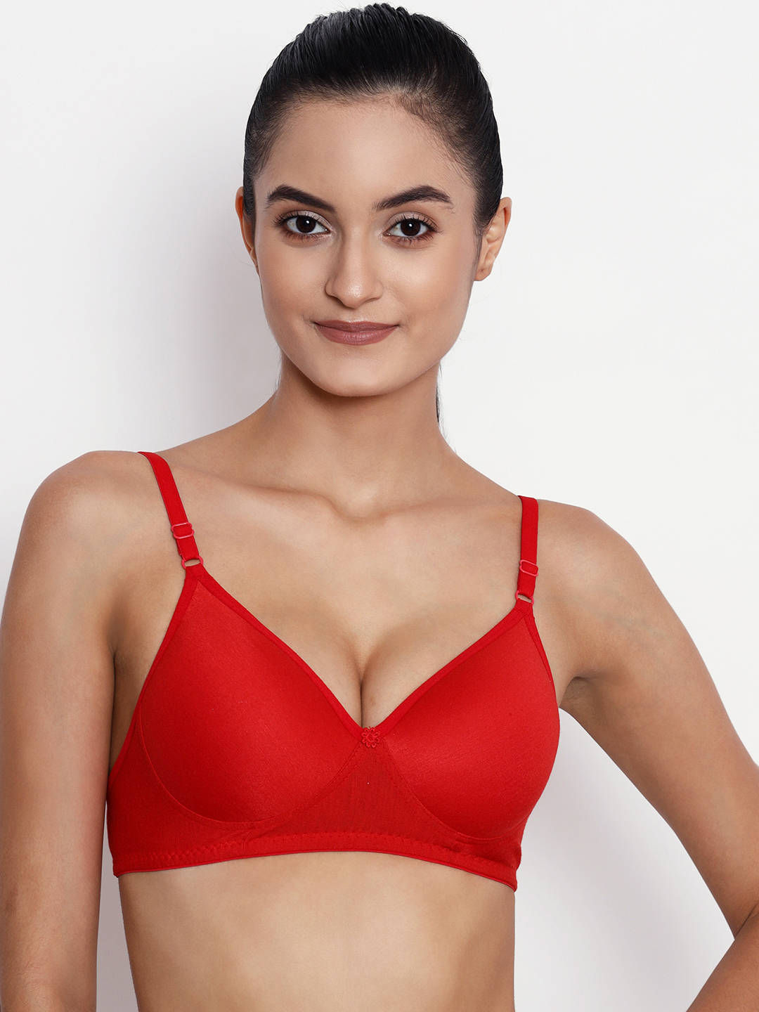Abelino Pack Of 2 Non-wired Lightly Padded T-shirt Bras. - Multi-Color (28B) · 28B