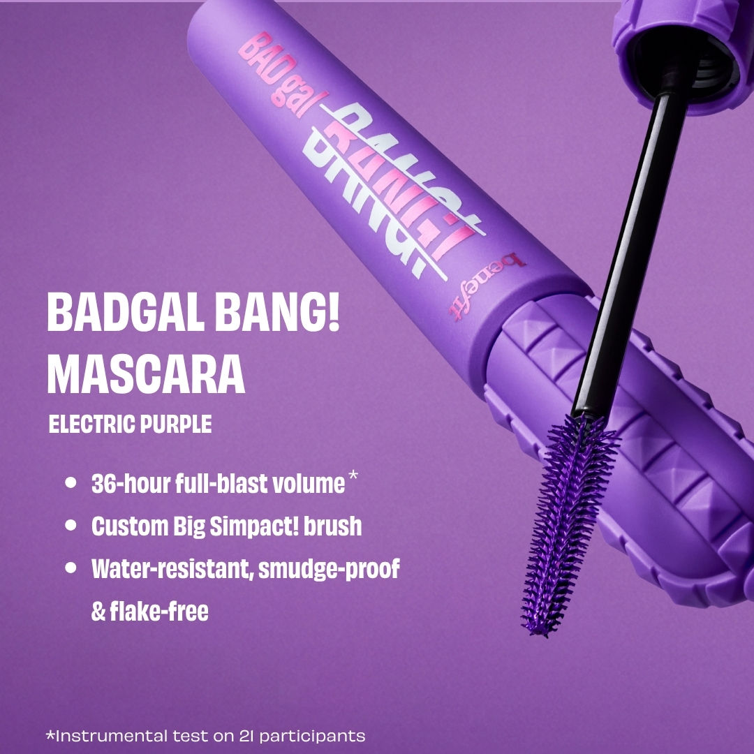 Benefit Cosmetics Badgal Bang! Bigger, Badder Volumizing Mascara - Electric Purple (8.5g)