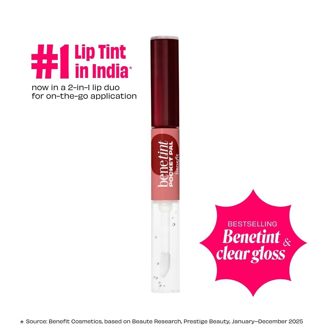 Benefit Cosmetics Benetint Pocket Pal Dual-Sided Lip Tint & Clear Gloss - Dark Cherry (5.2ml)