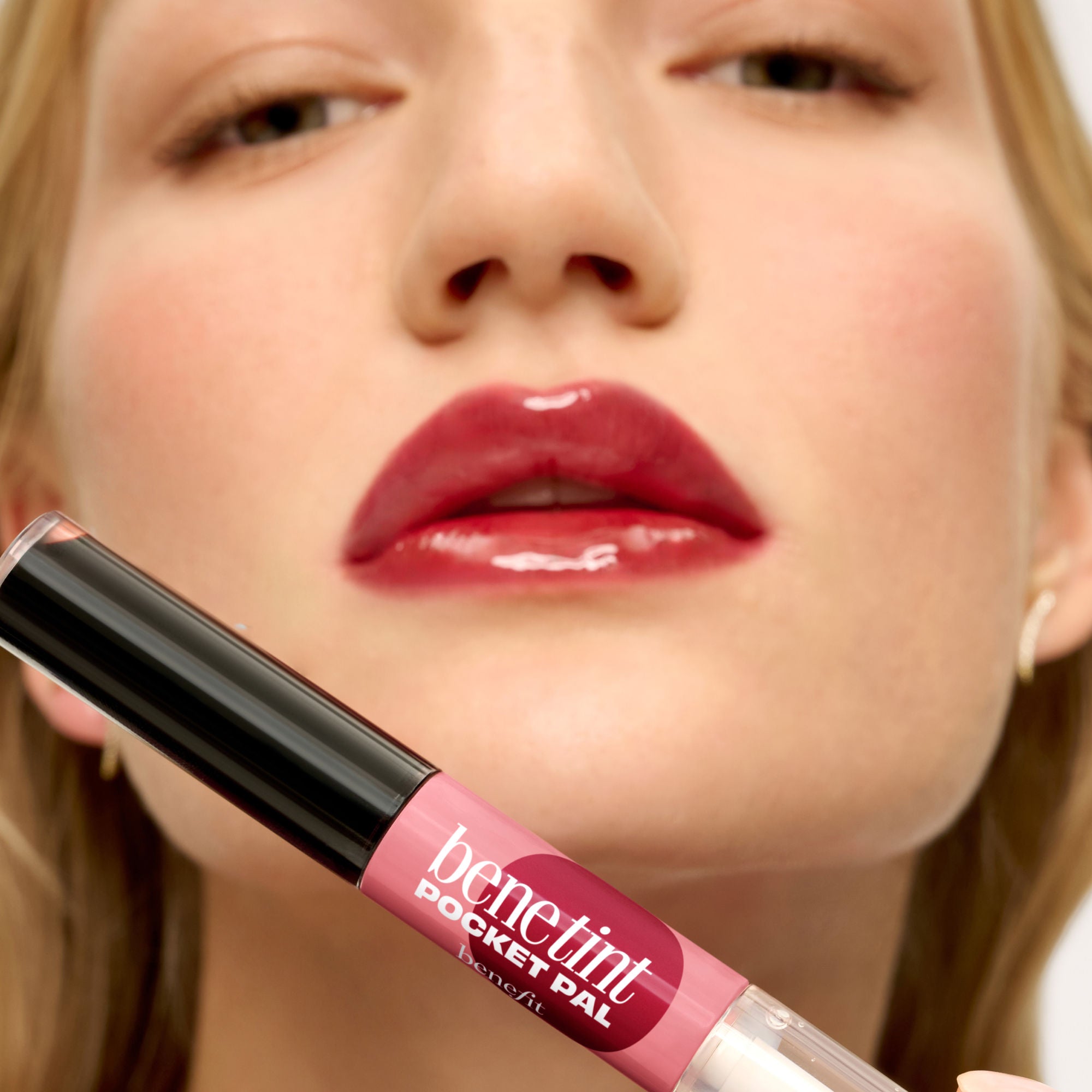 Benefit Cosmetics Benetint Pocket Pal Dual-Sided Lip Tint & Clear Gloss - Dark Cherry (5.2ml)