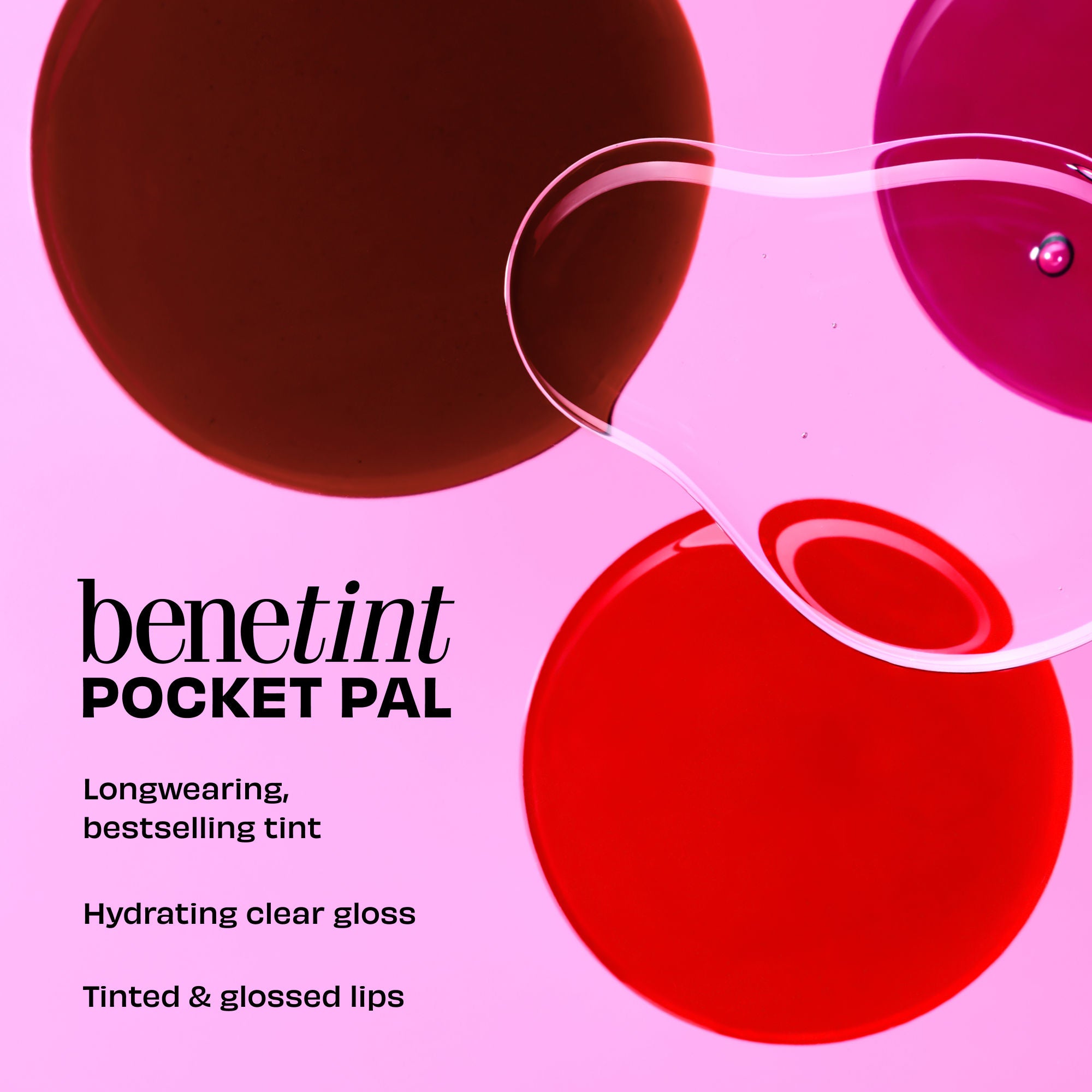 Benefit Cosmetics Benetint Pocket Pal Dual-Sided Lip Tint & Clear Gloss - Dark Cherry (5.2ml)