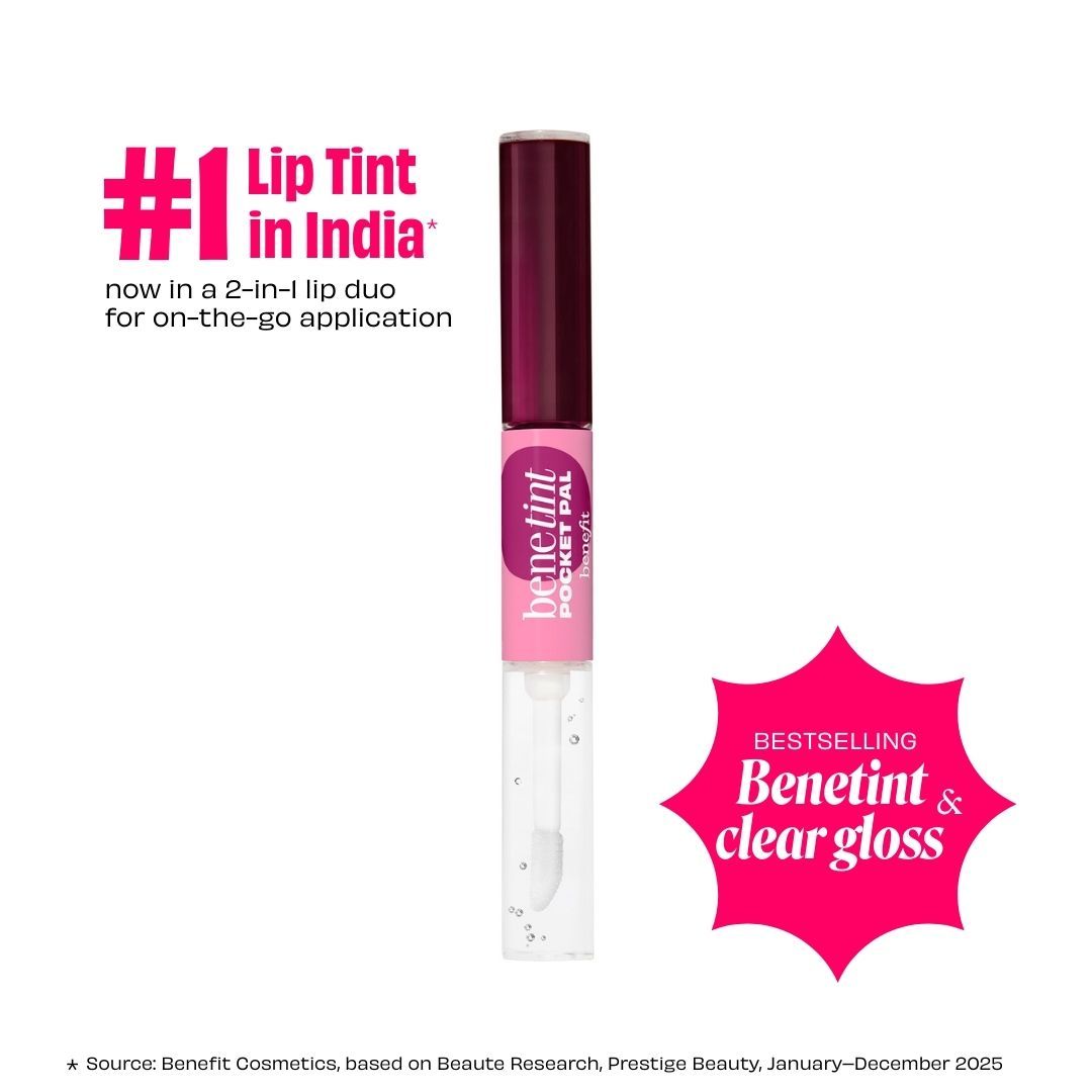 Benefit Cosmetics Benetint Pocket Pal Dual-Sided Lip Tint & Clear Gloss - Raspberry (5.2ml)