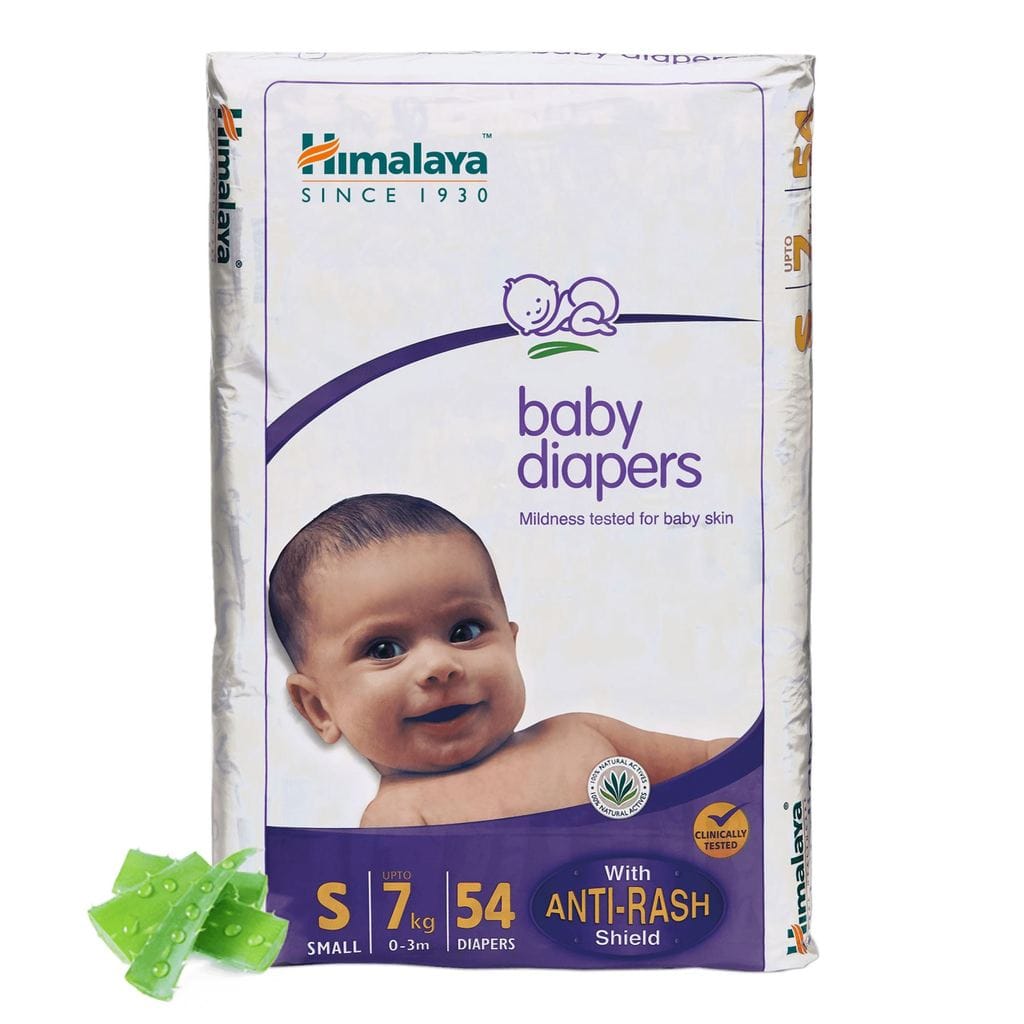 Himalaya - Baby diapers  Small - 54s - upto (7kg)
