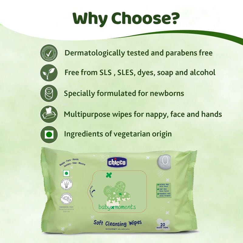 Chicco - Baby Wipes (144 Pcs)