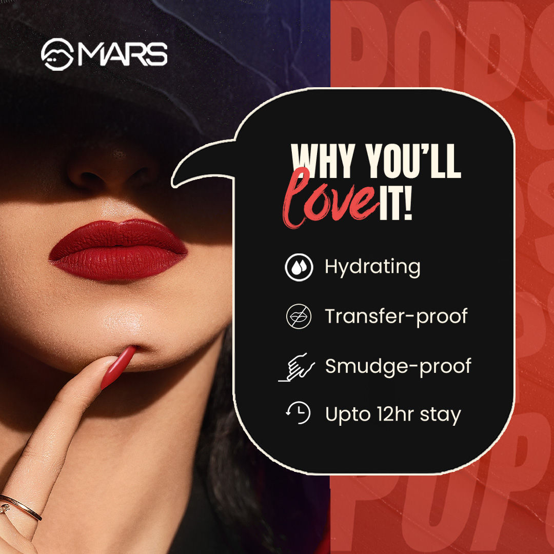MARS Popstar Non Drying Liquid Mousse Lipstick - Moves (6ml)