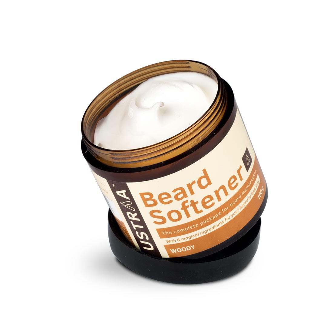 Ustraa Beard Softener Woody - (100g)