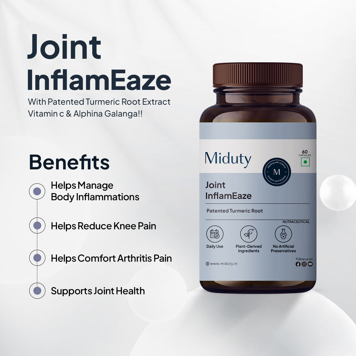 Miduty Joint InflamEaze (Formerly Joint Pain Relief)