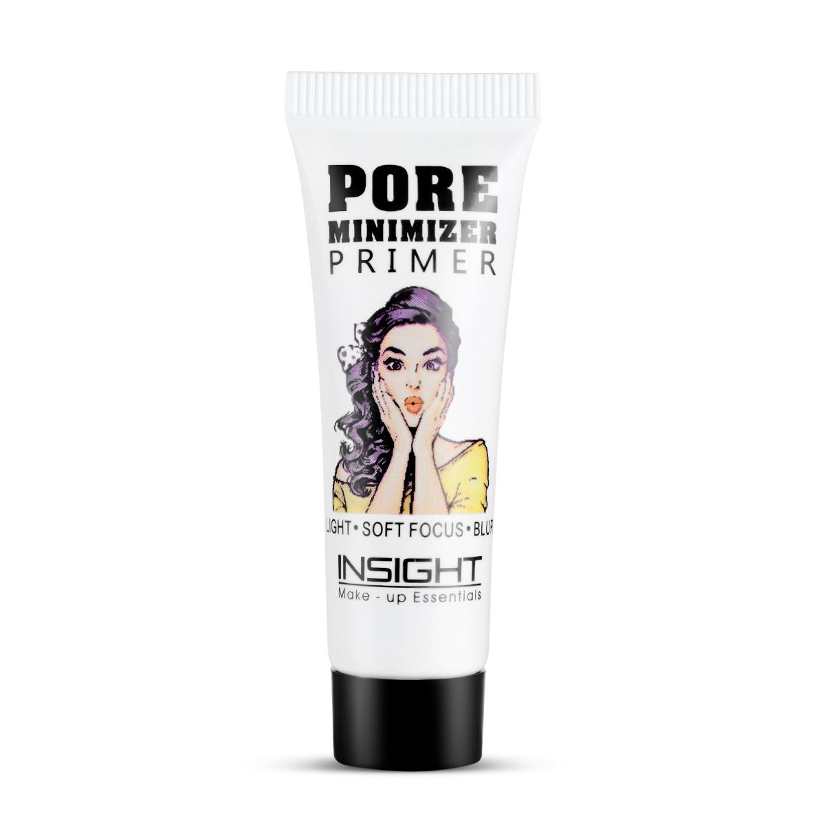 Insight Cosmetics Pore Minimizer Primer, Oil Free Pore Minimizing Matte Finish Formula (10ml)