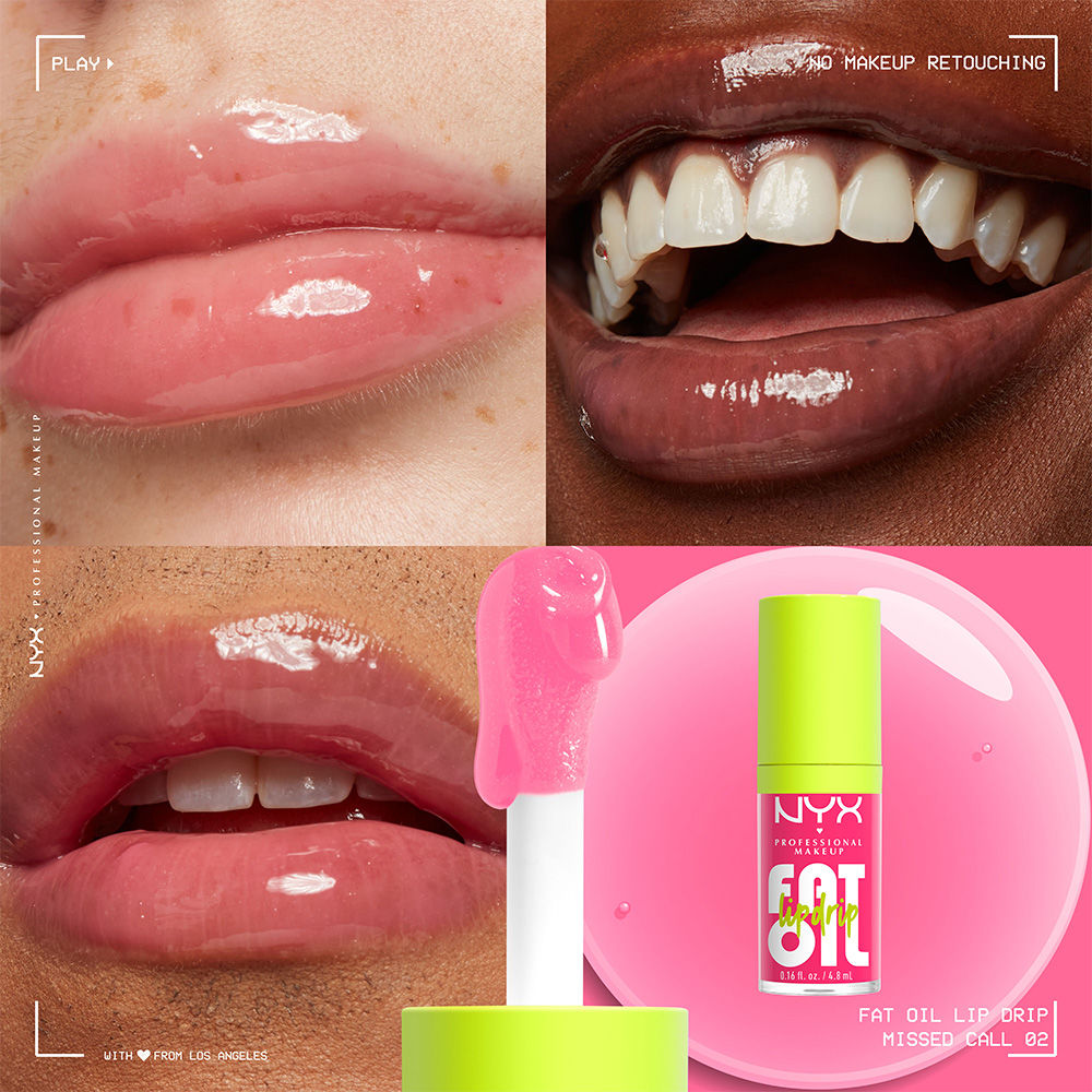 NYX Professional Makeup Fat Oil Lip Drip - Missed Call (4.8ml)