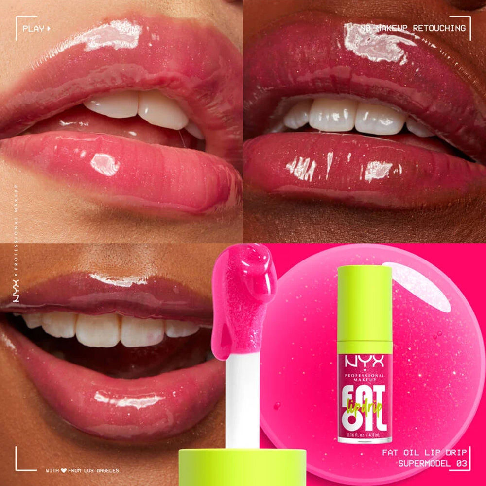 NYX Professional Makeup Fat Oil Lip Drip - Supermodel (4.8ml)