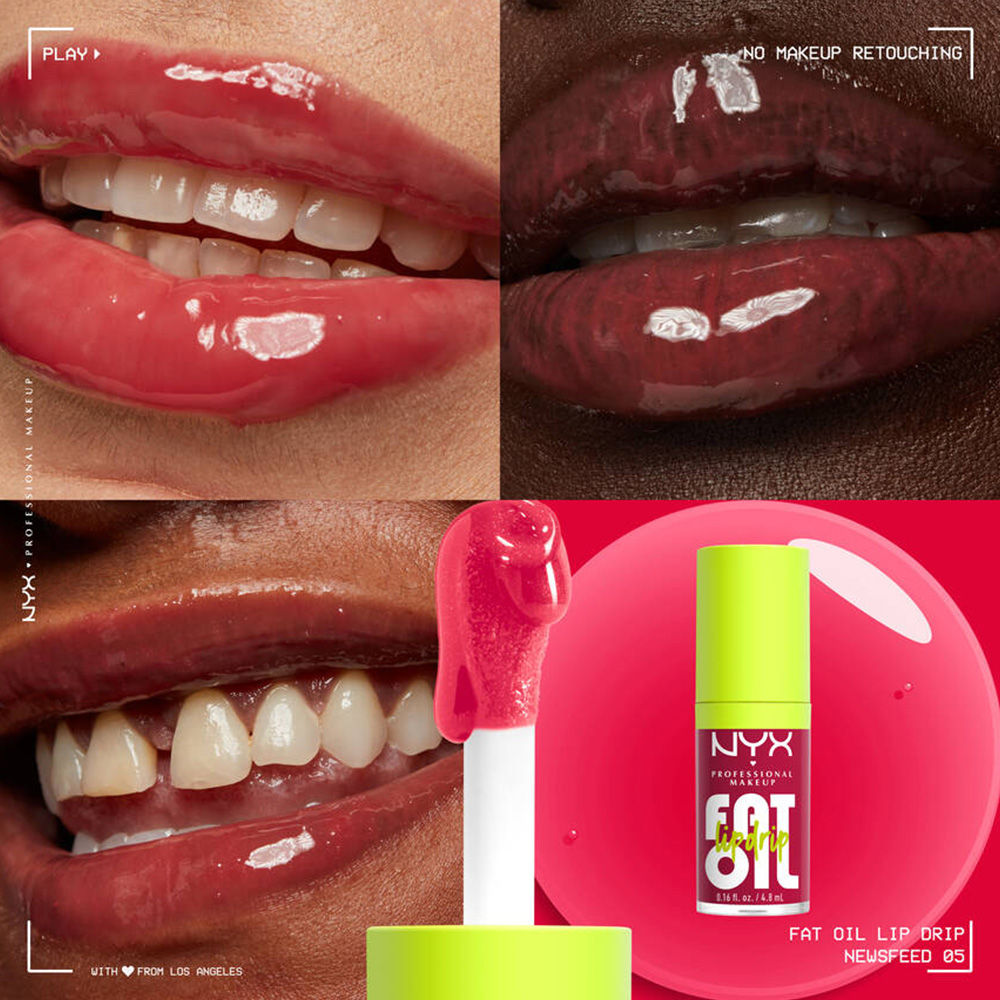 NYX Professional Makeup Fat Oil Lip Drip - Newsfeed (4.8ml)