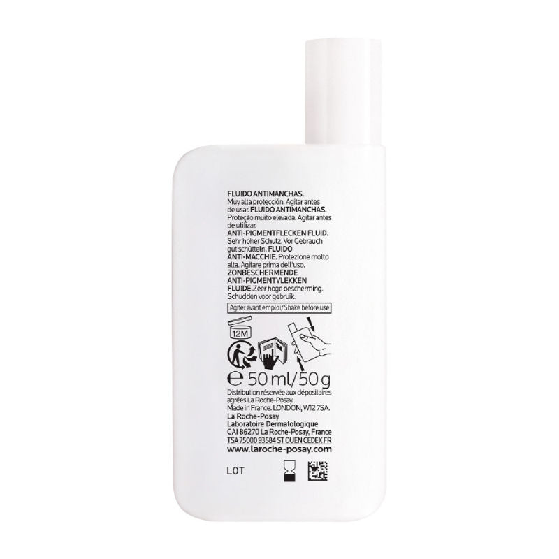 La Roche-Posay Anthelios UVMUNE400 Anti-Dark Spot Fluid SPF50+ Sunscreen with Melasyl for pigmented skin (50ml)
