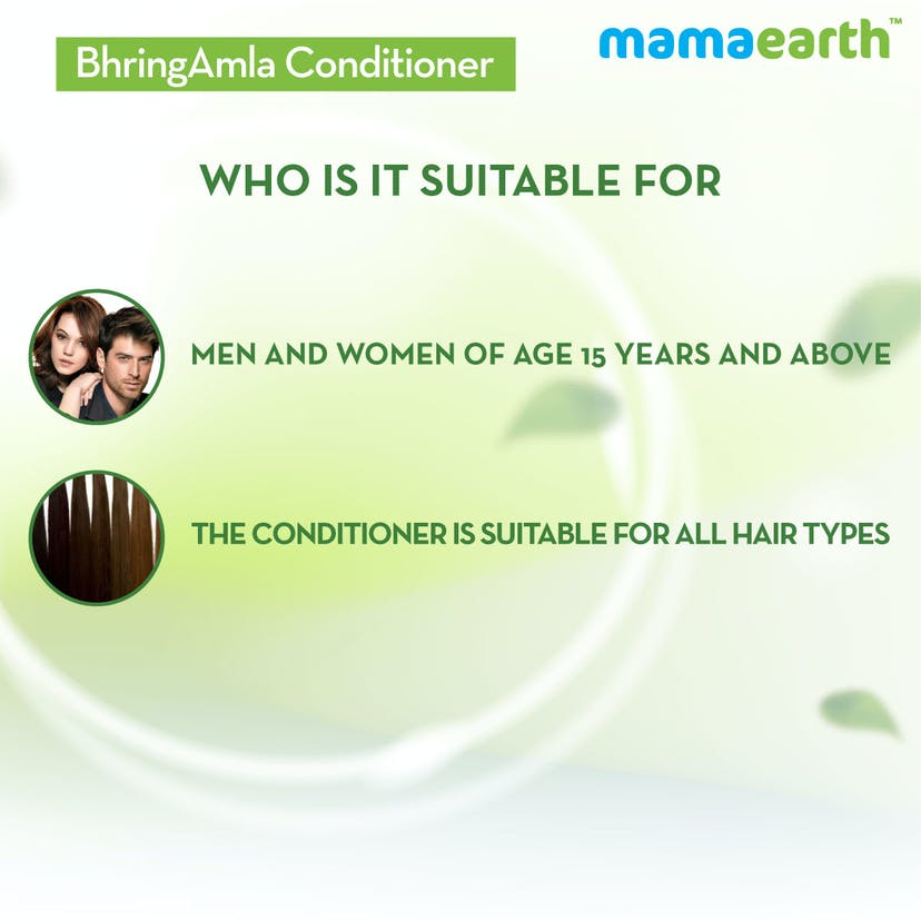 Mamaearth BhringAmla Conditioner with Bhringraj & Amla for Intense Hair Treatment (250mL)
