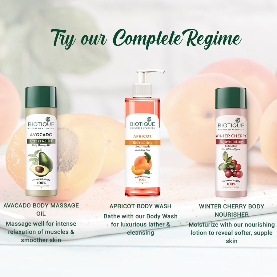 Biotique Apricot Refreshing Body Wash 190ml image 6