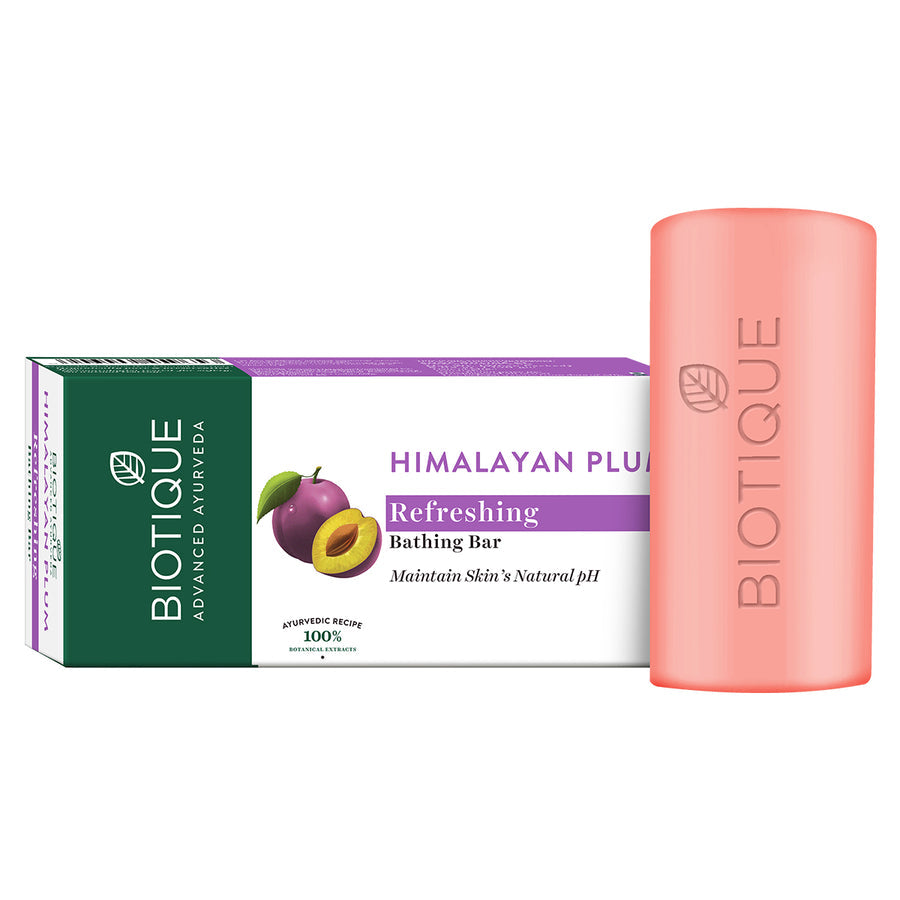 Biotique Himalayan Plum Refreshing Bathing Bar 150g image 1
