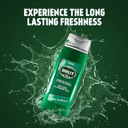 Brut - Original All In One Hair & Body Shower Gel (500ML) - BEAUTY BRATS