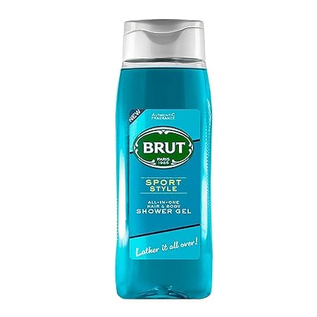 Brut - Sport Style All In One Hair & Body Shower Gel (500ML) - BEAUTY BRATS