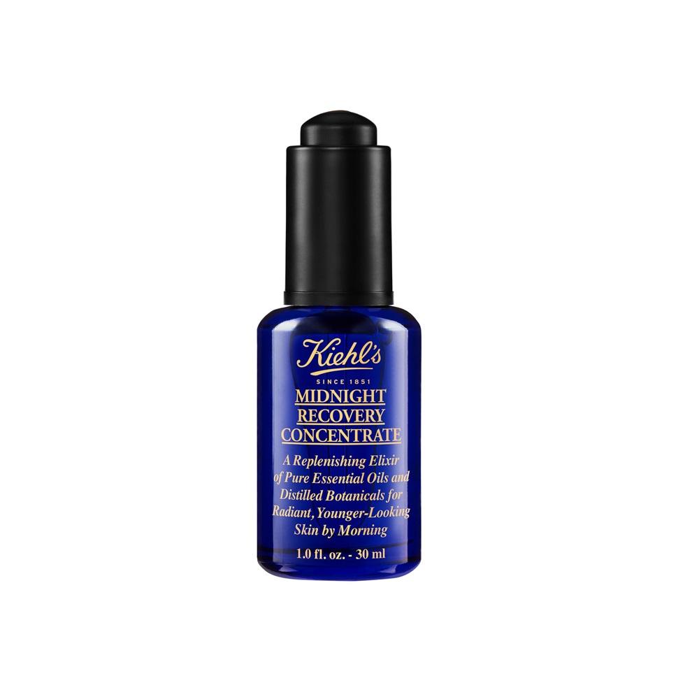 Kiehl's Midnight Recovery Concentrate Serum With Botanical Oil Blend For Radiant Skin (30ml)