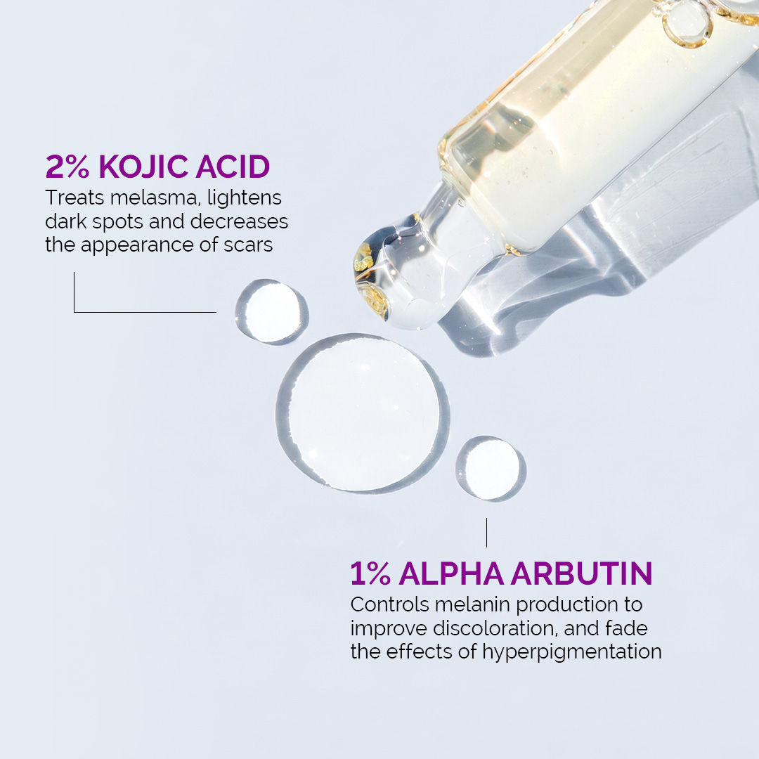 The Derma Co 2% Kojic Acid Face Serum for Dark spots reduction, Pigmentation & Blemishes (30ml)