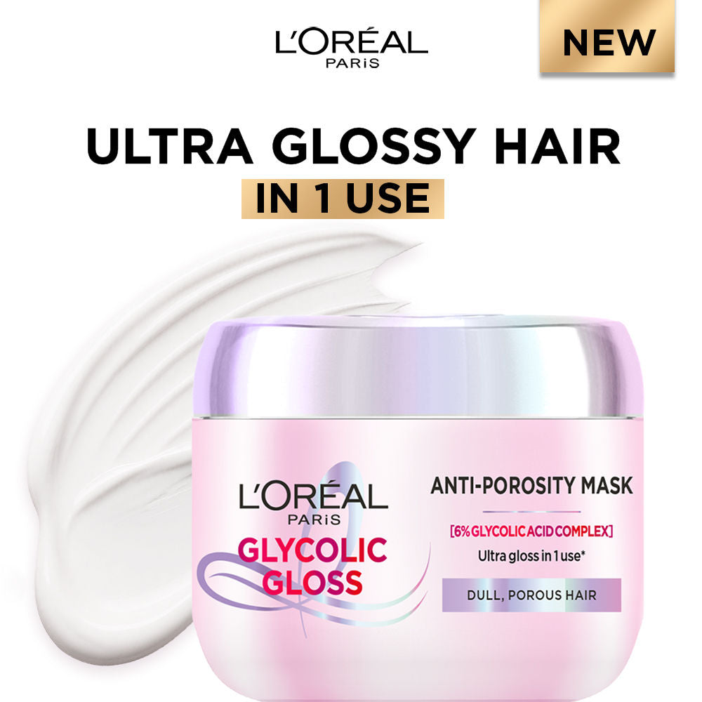L'Oreal Paris Glycolic Gloss Hair Mask (200g)
