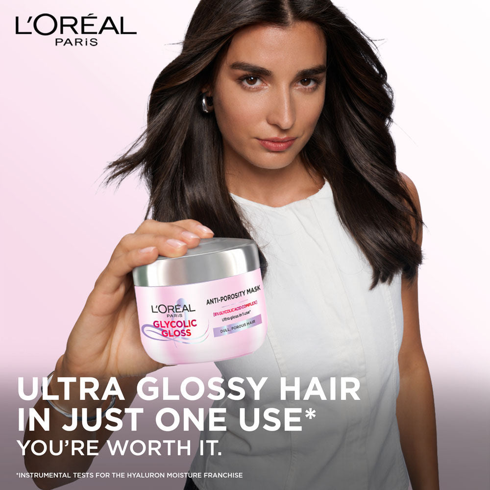 L'Oreal Paris Glycolic Gloss Hair Mask (200g)