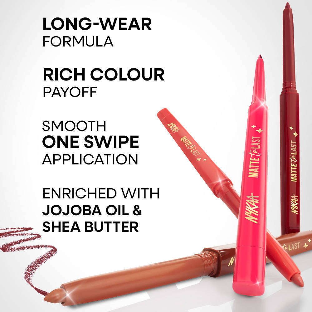 Nykaa Cosmetics Matte to Last Bestseller Long Lasting Lipstick & Lip Liner Combo - Boho