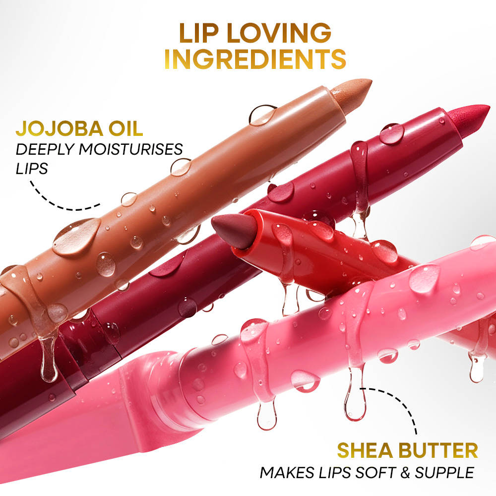 Nykaa Cosmetics Matte to Last Bestseller Long Lasting Lipstick & Lip Liner Combo - Boho