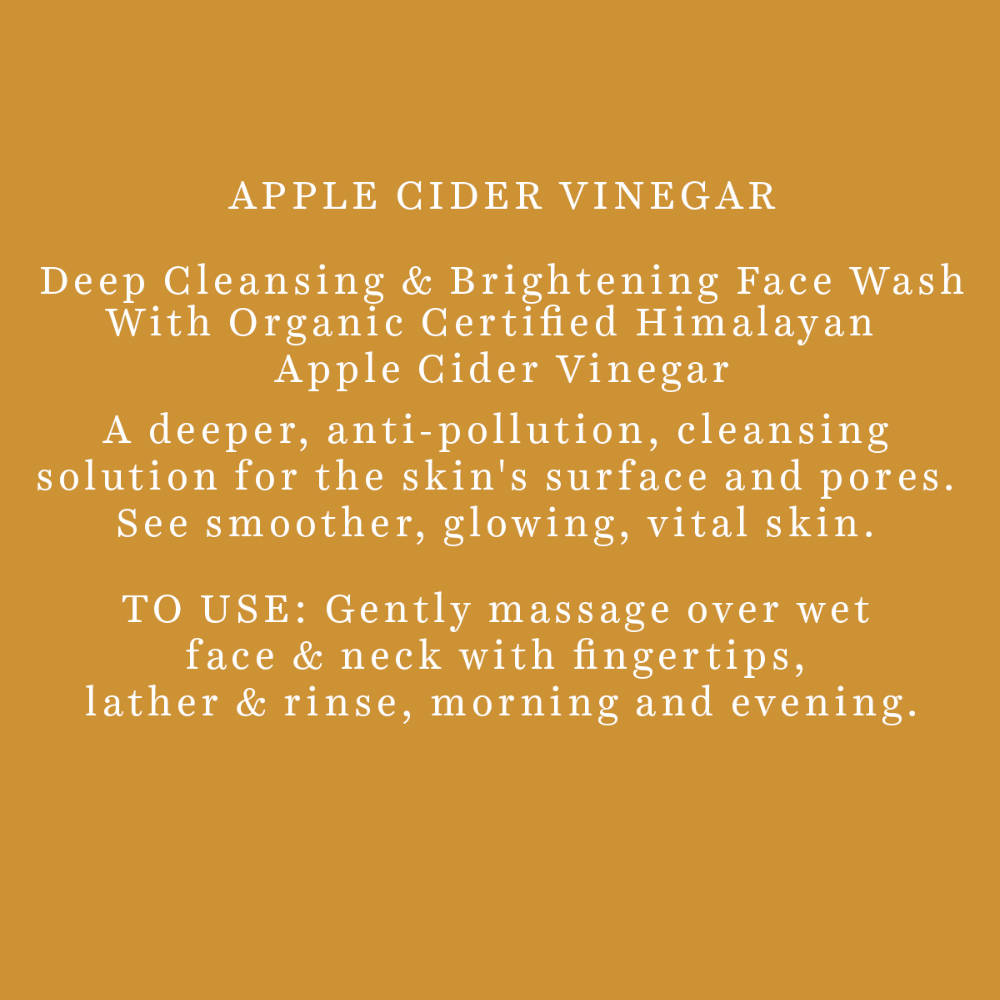 Biotique Apple Cider Vinegar Deep Cleansing & Brightening Face Wash