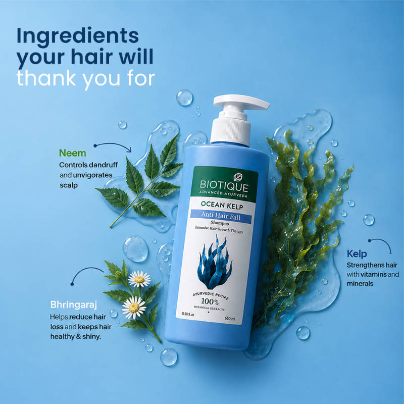 Biotique Ocean Kelp Anti Hair Fall Shampoo