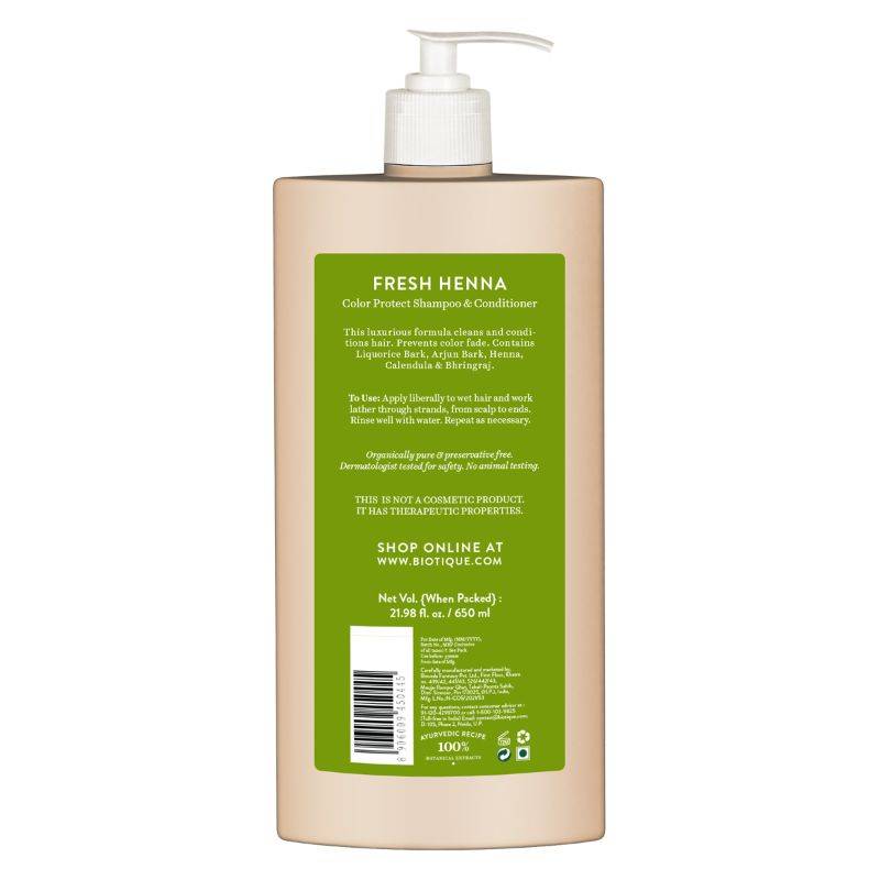 Biotique Fresh Henna Colour Protect Shampoo & Conditioner
